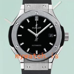 Hublot Classic Fusion Ladies 582.NX.1170.RX 33mm Silver-tone Automatic