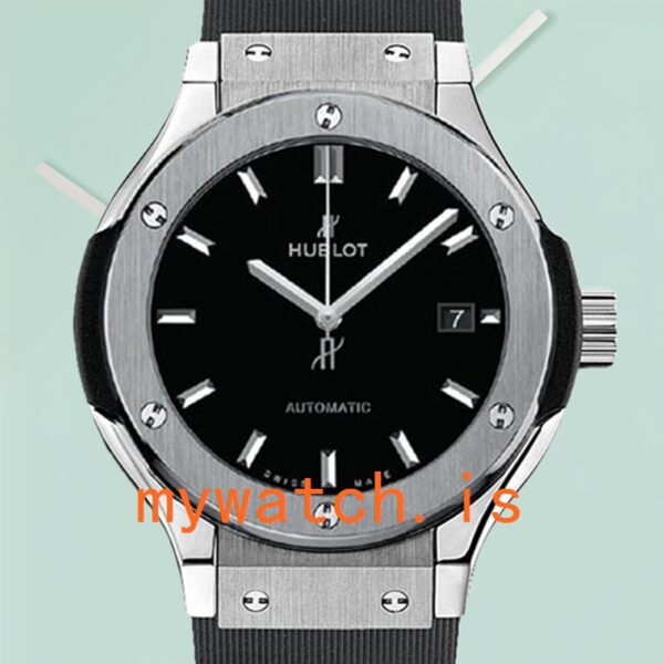 Hublot Classic Fusion Ladies 582.NX.1170.RX 33mm Silver-tone Automatic