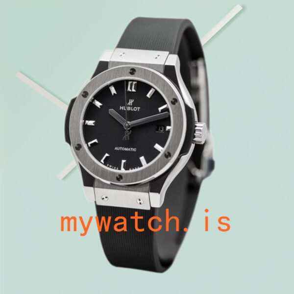 Hublot Classic Fusion Ladies 582.NX.1170.RX 33mm Silver-tone Automatic - Image 4