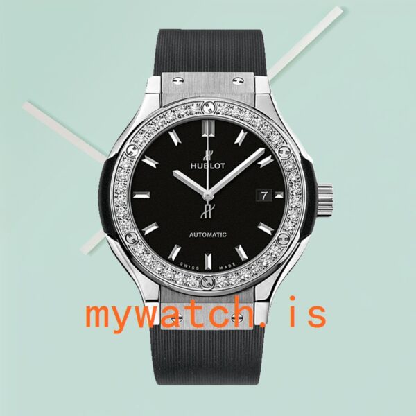 Hublot Classic Fusion 33mm Ladies 582.NX.1170.RX.1204 Diamond Bezel - Image 2