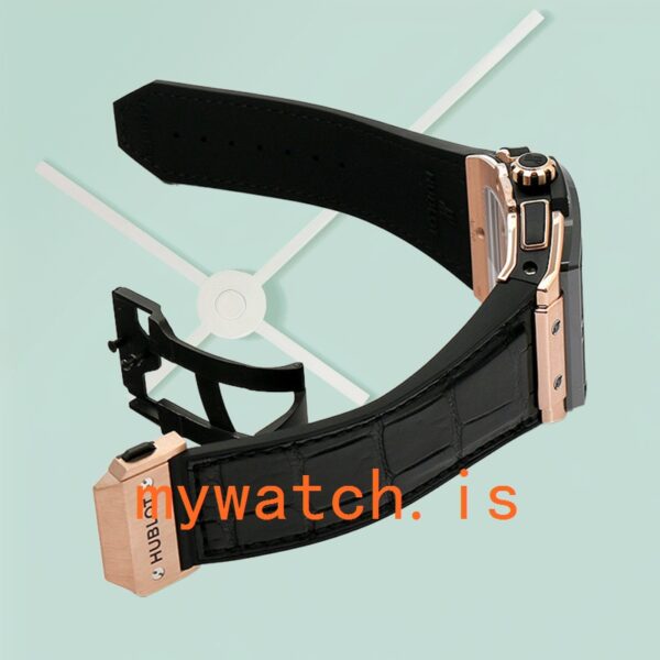 Hublot Spirit Of Big Bang 44mm 601.OM.0183.LR Men Leather Strap Stainless Steel - Image 4