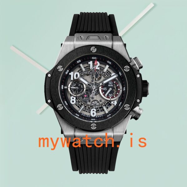 Hublot Big Bang 411.NM.1170.RX Men 44mm Rubber Band - Image 2