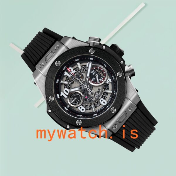 Hublot Big Bang 411.NM.1170.RX Men 44mm Rubber Band - Image 4
