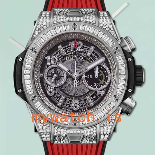 Hublot Big Bang 411.NX.1170.RX.0904-001 Men 44mm Skeleton Dial Rubber Band