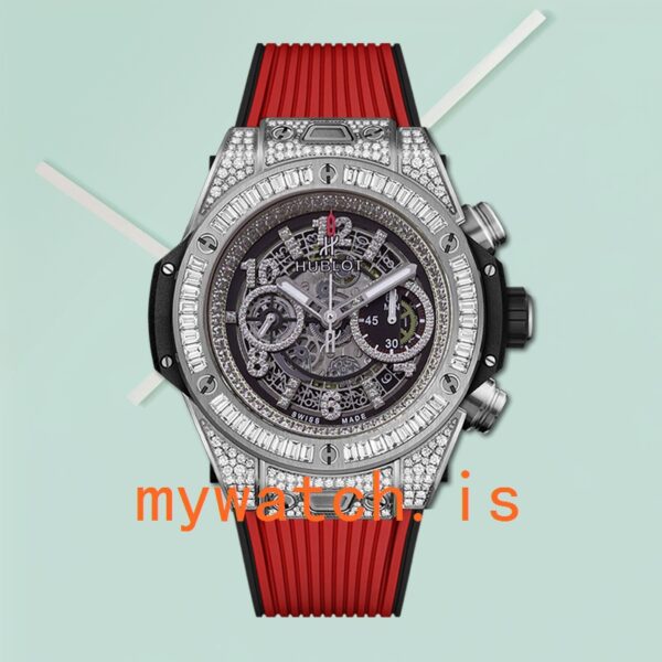 Hublot Big Bang 411.NX.1170.RX.0904-001 Men 44mm Skeleton Dial Rubber Band - Image 4