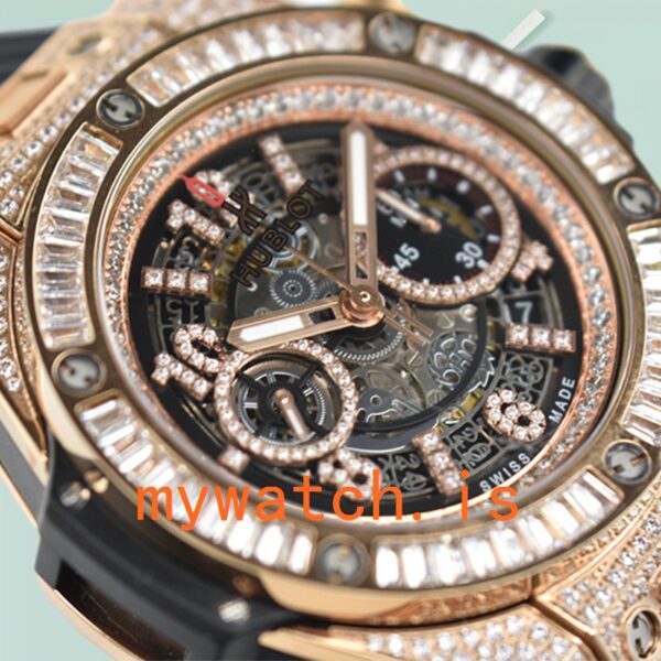 Hublot Big Bang Men 44mm 411.OX.1180.RX.0904 Skeleton Dial - Image 4