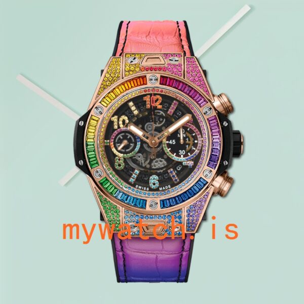 Hublot Big Bang Men 44mm 411.OX.9910.LR.0999 Diamond Bezel - Image 2