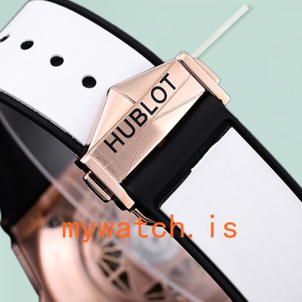 Hublot Big Bang 418.OX.2001.RX.MXM20 44mm Men Rubber Band White Dial - Image 3