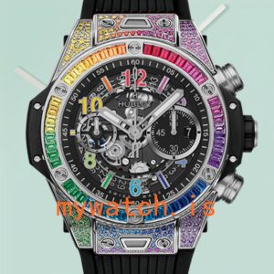 Hublot Big Bang Men 44mm 421.NX.1117.LR.0999-001 Rubber Band