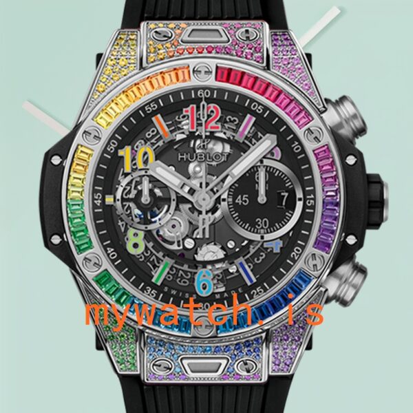 Hublot Big Bang Men 44mm 421.NX.1117.LR.0999-001 Rubber Band