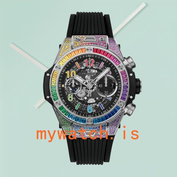 Hublot Big Bang Men 44mm 421.NX.1117.LR.0999-001 Rubber Band - Image 4
