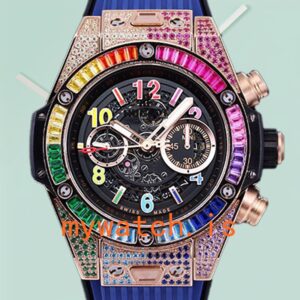 Hublot Big Bang 421.OX.1118.LR.0999-001 44mm Men Automatic Diamond Bezel