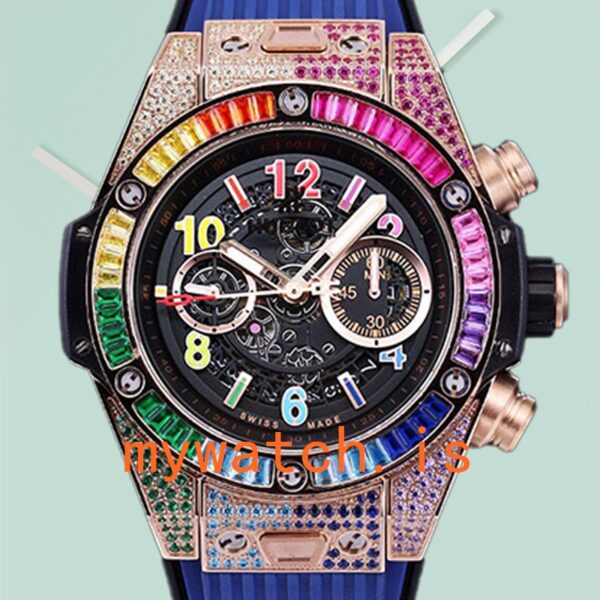 Hublot Big Bang 421.OX.1118.LR.0999-001 44mm Men Automatic Diamond Bezel