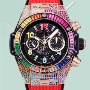Hublot Big Bang 44mm 421.OX.1118.LR.0999-002 Men Black Skeleton Dial