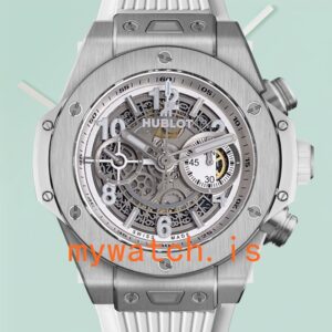 Hublot Big Bang Men 44mm 441.NE.2011.RW Silver-tone Skeleton Dial