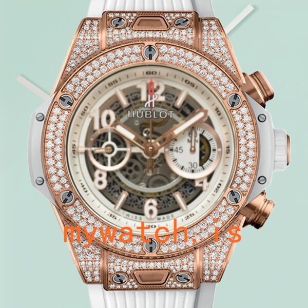 Hublot Big Bang 441.OE.2010.RW.1704 Men 44mm Diamond Bezel - Image 3