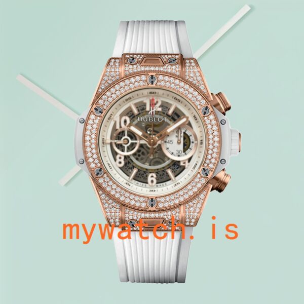 Hublot Big Bang 441.OE.2010.RW.1704 Men 44mm Diamond Bezel - Image 2