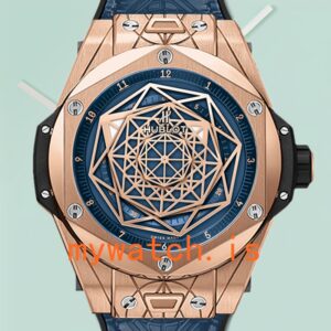 Hublot Big Bang 465.OS.7189.VR.1204.MXM19-001 Men 44mm Rose Gold-tone Blue Dial
