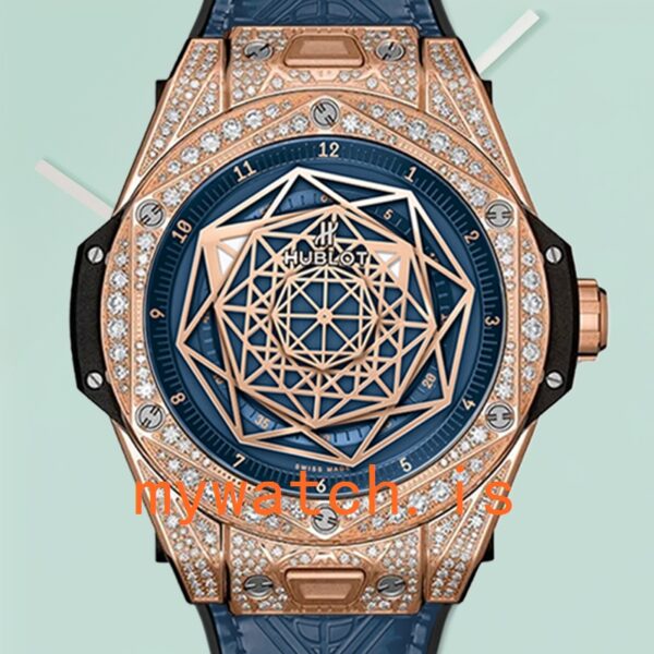 Hublot Big Bang 44mm Men 465.OS.7189.VR.1204.MXM19-002 Blue Dial