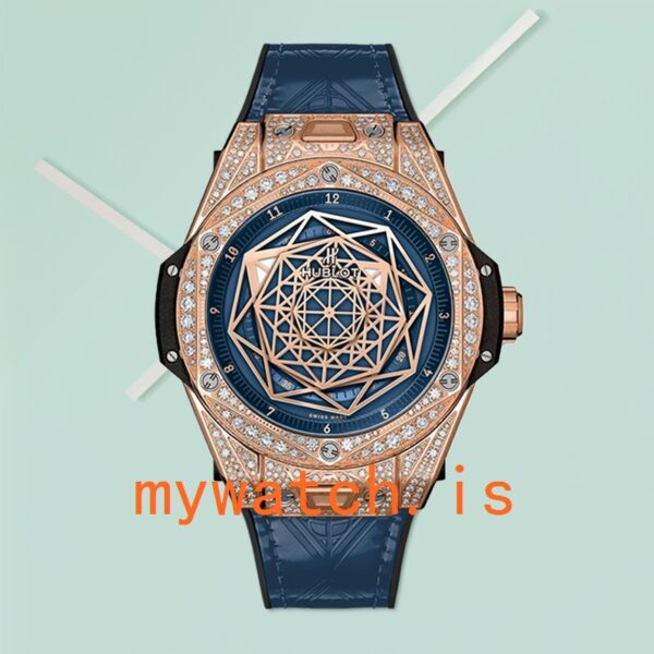 Hublot Big Bang 44mm Men 465.OS.7189.VR.1204.MXM19-002 Blue Dial - Image 2