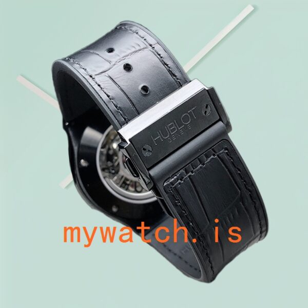Hublot Classic Fusion 521.CM.1171.RX-001 Men 44mm Stainless Steel Leather Strap - Image 4