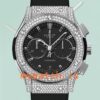 Hublot Classic Fusion 521.NX.9010.LR.1704 Men 44mm Black Dial Rubber Band