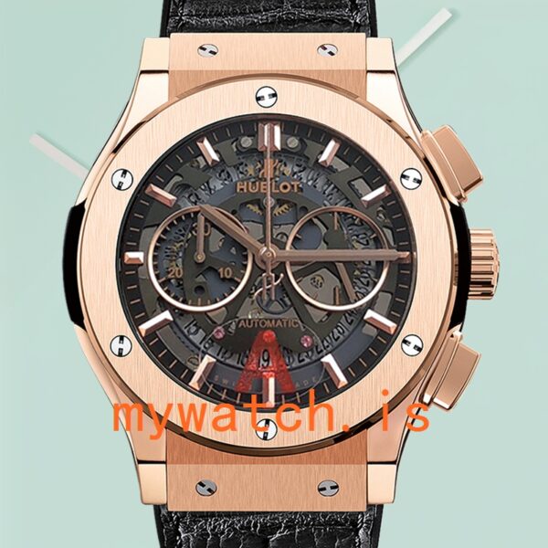 Hublot Classic Fusion Men 44mm 525.OX.0180.LR Leather Strap Automatic