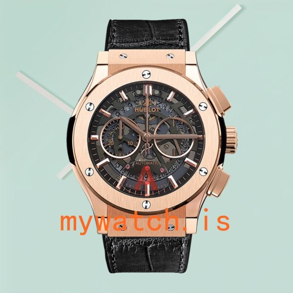 Hublot Classic Fusion Men 44mm 525.OX.0180.LR Leather Strap Automatic - Image 2