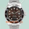 Rolex Submariner Men’s 40mm Harley-Davidson Silver-tone Brown Dial
