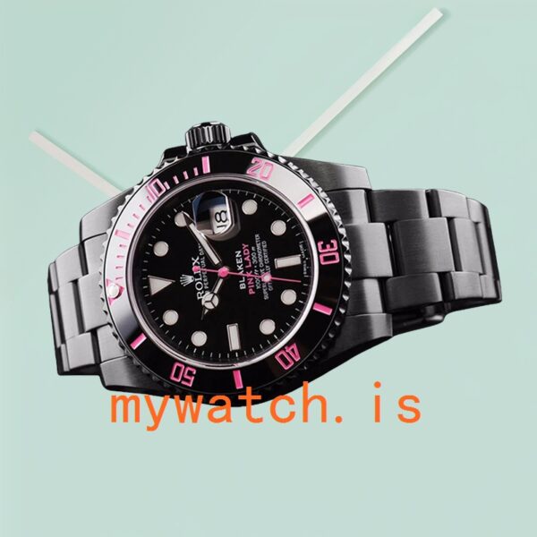 Rolex Submariner 40mm Men’s PINKLADY Oyster Bracelet Automatic - Image 4