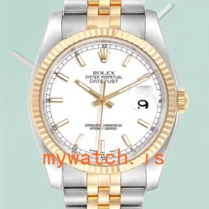 Rolex Datejust 116233 Men’s 36mm White Dial