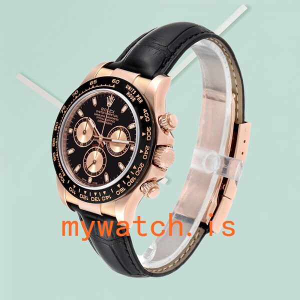 Rolex Daytona 116515 Men’s 40mm Leather Strap Rose Gold-tone - Image 4
