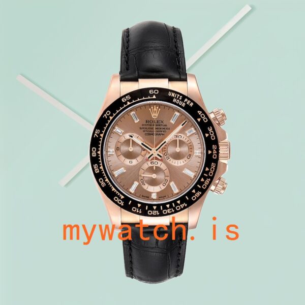 Rolex Daytona 40mm Men’s 116515 Leather Strap - Image 2