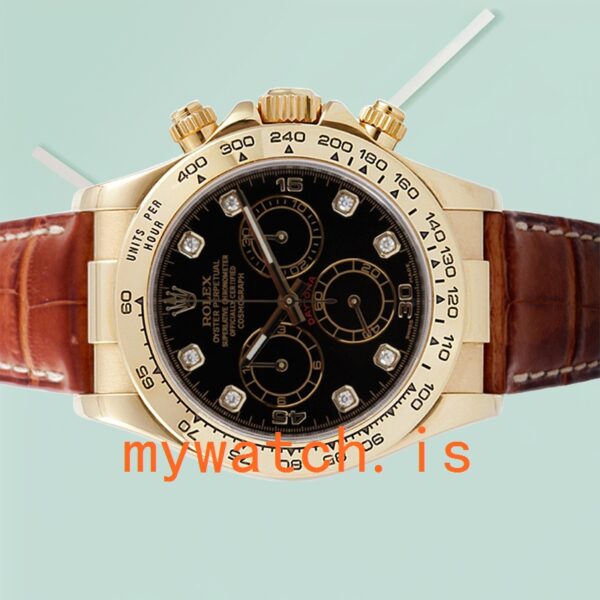 Rolex Daytona 116518 Men’s 40mm Black Dial Gold-tone - Image 4