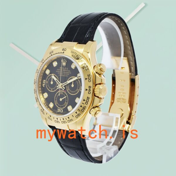 Rolex Daytona 116518 40mm Men’s Leather Strap - Image 3