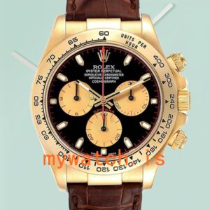 Rolex Daytona 116518 Men’s 40mm Leather Strap