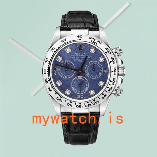 Rolex Daytona Men’s 40mm 116519 Blue Dial - Image 3