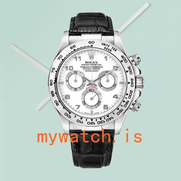 Rolex Daytona Men’s 116519 40mm Silver-tone - Image 2