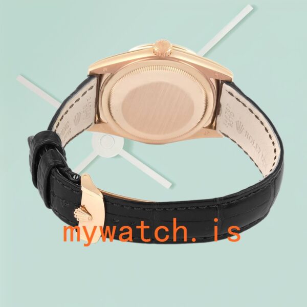 Rolex Day-Date Men’s 36mm 118135-0086 Automatic Leather Strap - Image 3