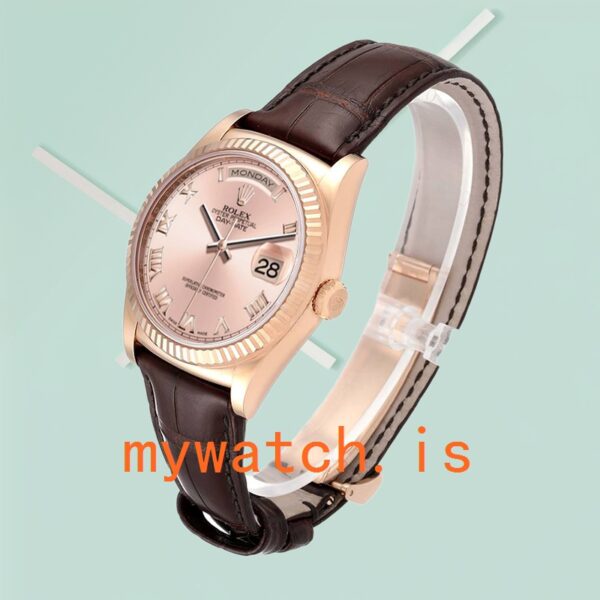 Rolex Day-Date Men’s 36mm 118135 Rose Gold Dial - Image 4