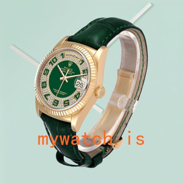 Rolex Day-Date 118138 Men’s 36mm Leather Strap Automatic - Image 4