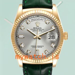 Rolex Day-Date Men’s m118138-0135 36mm Stainless Steel Grey Dial