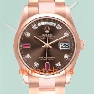 Rolex Day-Date 118205 36mm Men’s Automatic Rose Gold-tone