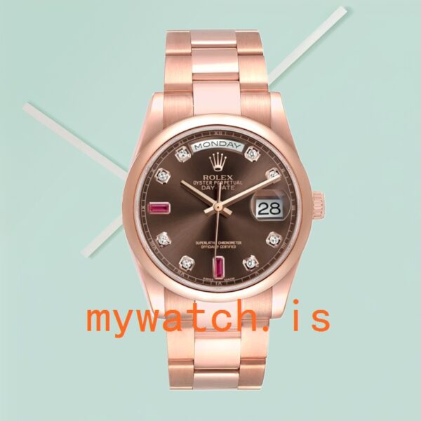 Rolex Day-Date 118205 36mm Men’s Automatic Rose Gold-tone - Image 3