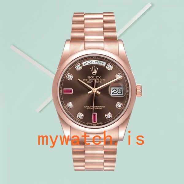 Rolex Day-Date 118205 36mm Men’s Automatic Rose Gold-tone - Image 2