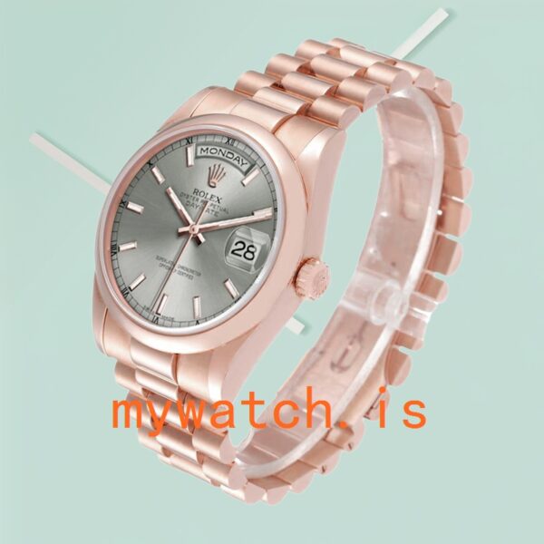 Rolex Day-Date Men’s 36mm 118205 Grey Dial President Bracelet/Oyster Bracelet - Image 5