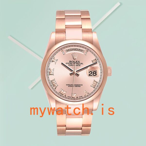 Rolex Day-Date 118205 Men’s 36mm Automatic President Bracelet/Oyster Bracelet - Image 2