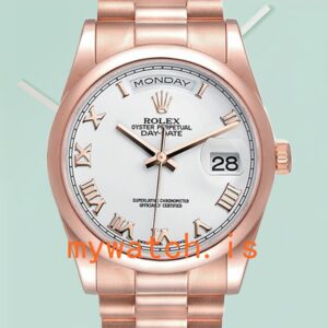 Rolex Day-Date 118205 36mm Men’s White Dial