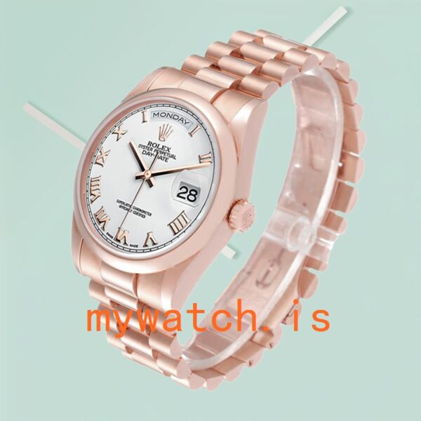 Rolex Day-Date 118205 36mm Men’s White Dial - Image 2