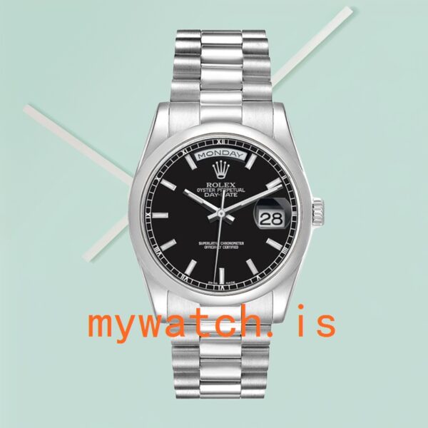Rolex Day-Date 36mm 118206 Men’s Silver-tone Automatic - Image 2